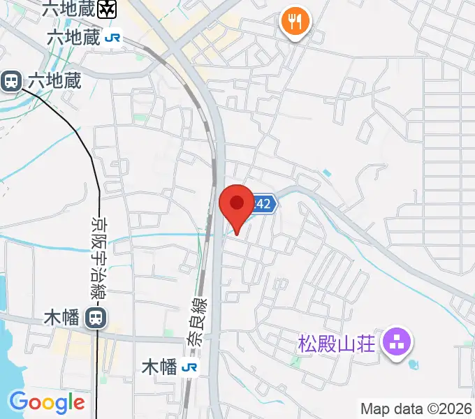ふたば楽器店の地図