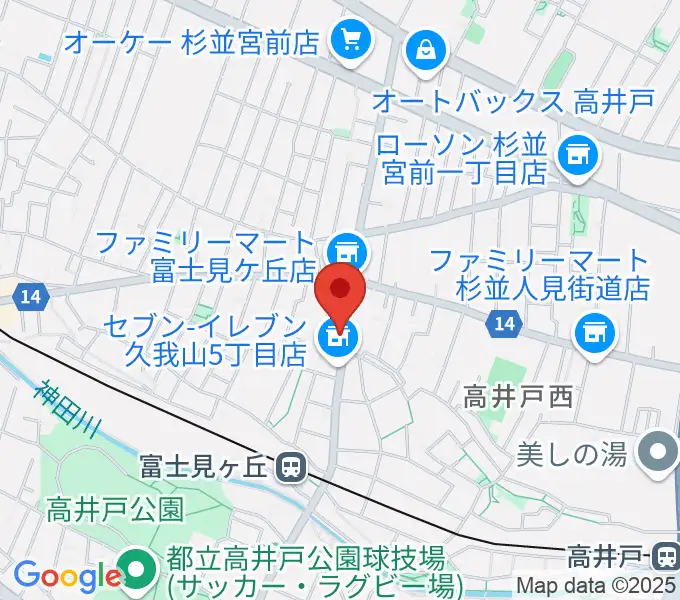 ドラムプロショップ GATEWAYの地図