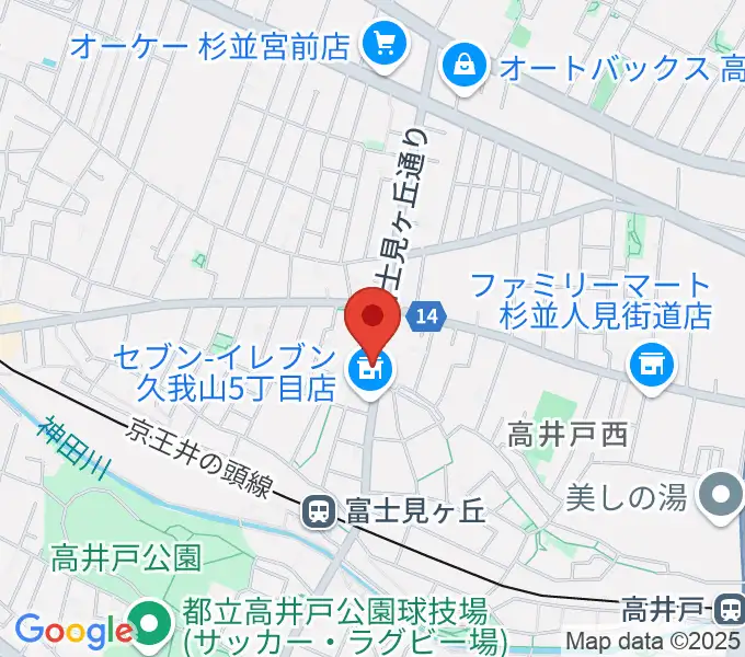 ドラムプロショップ GATEWAYの地図