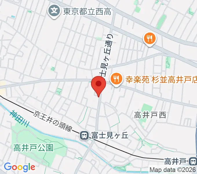 ドラムプロショップ GATEWAYの地図