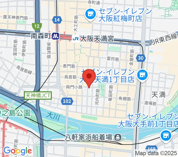 アトリエやまぐちの地図