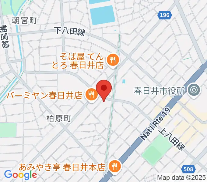 サウンド工房K＆Kの地図