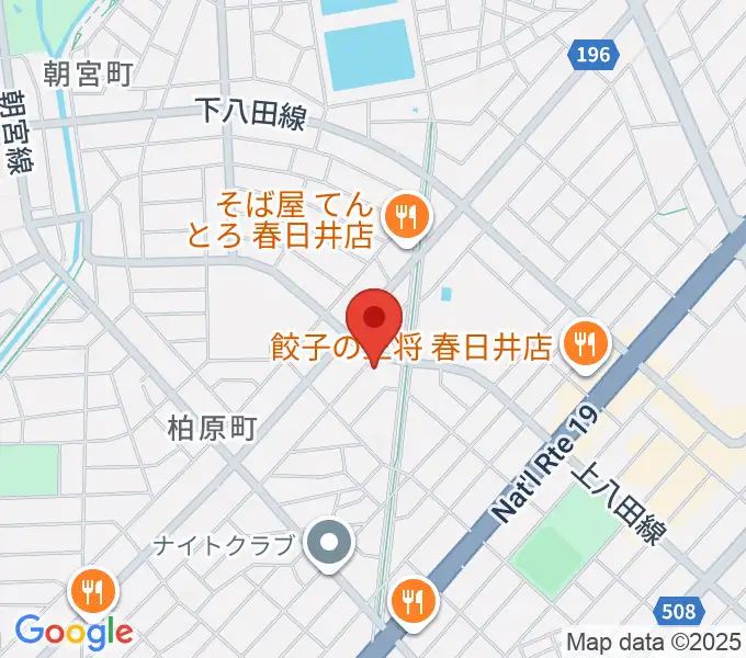 サウンド工房K&Kの地図