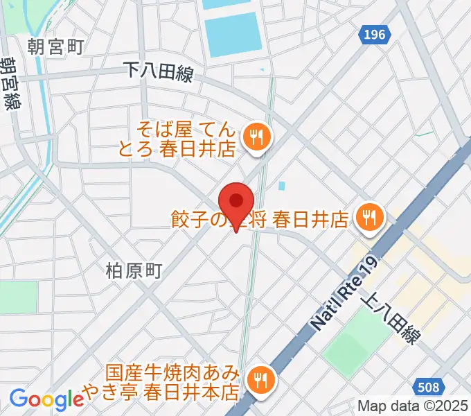 サウンド工房K＆Kの地図