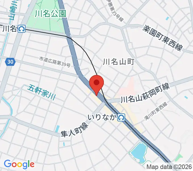 ギターショップTWO TONEの地図