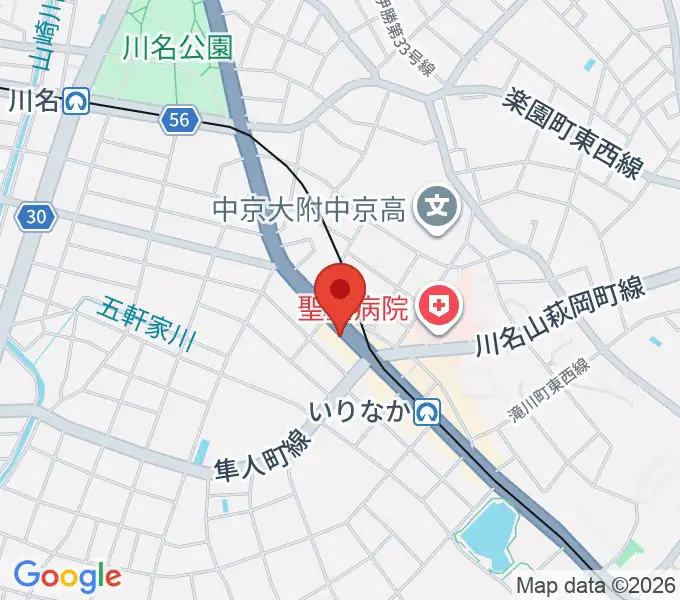 ギターショップTWO TONEの地図