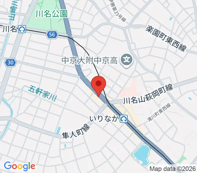 ギターショップTWO TONEの地図