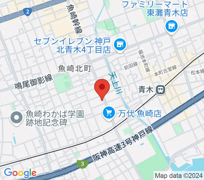 グランド楽器の地図