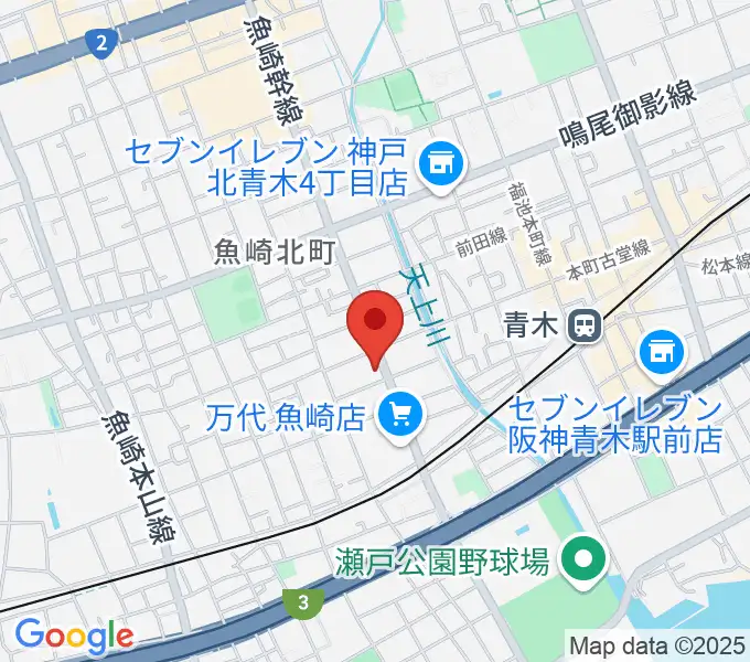 グランド楽器の地図