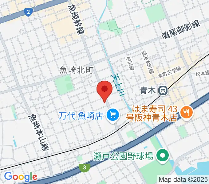 グランド楽器の地図