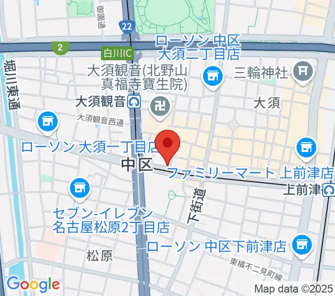 グレイテストヒッツの地図