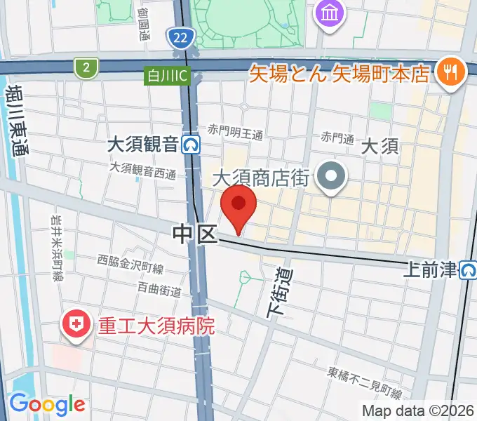 グレイテストヒッツの地図