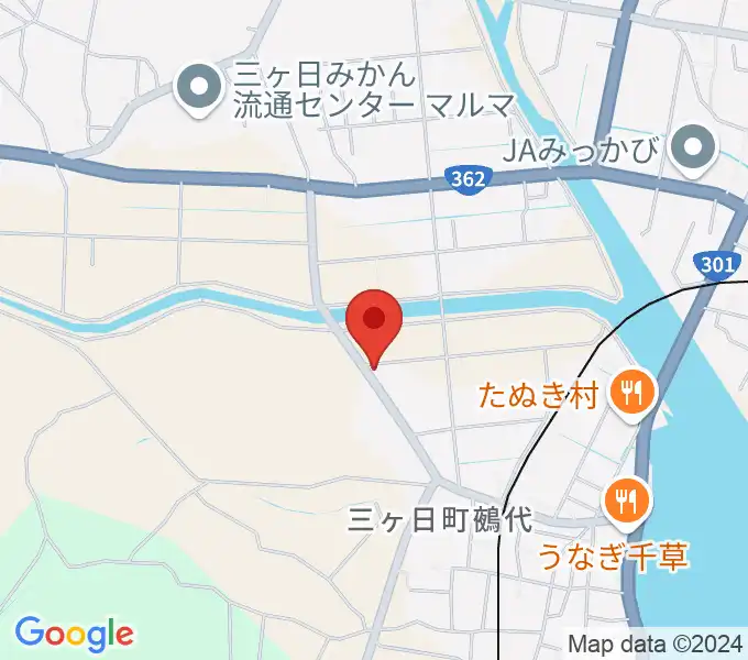 guitar shop UNIVERSEの地図