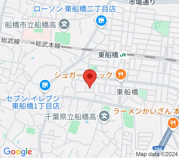 GUITAR LABの地図