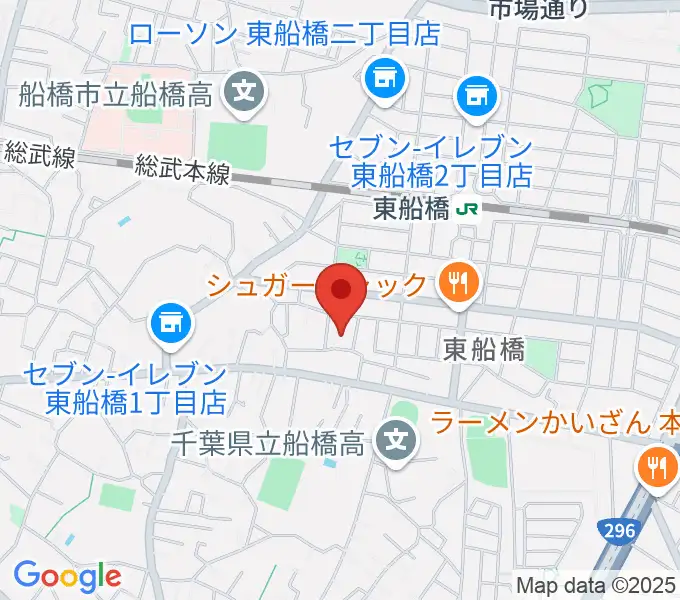 GUITAR LABの地図