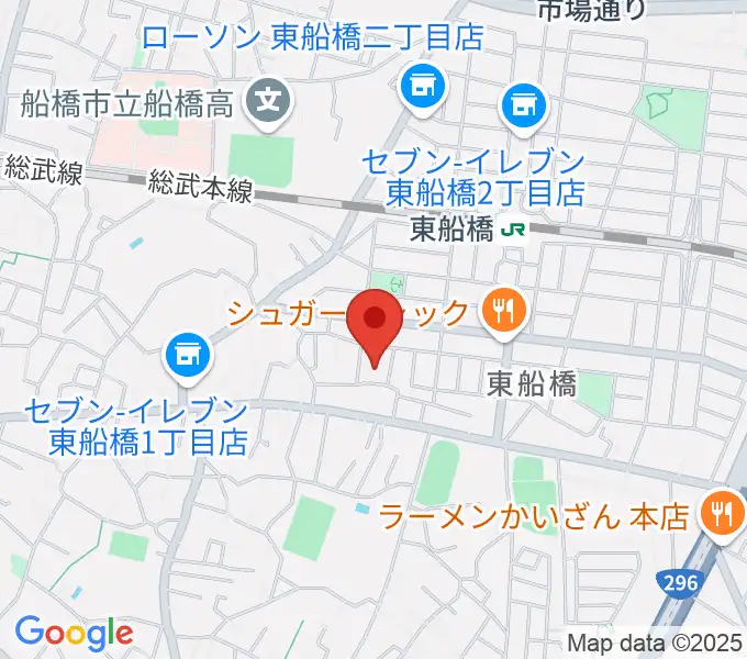 GUITAR LABの地図