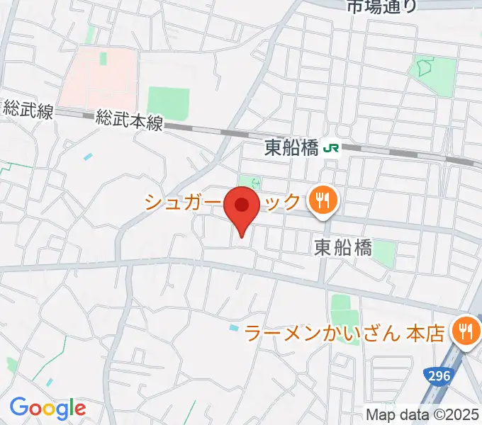 GUITAR LABの地図