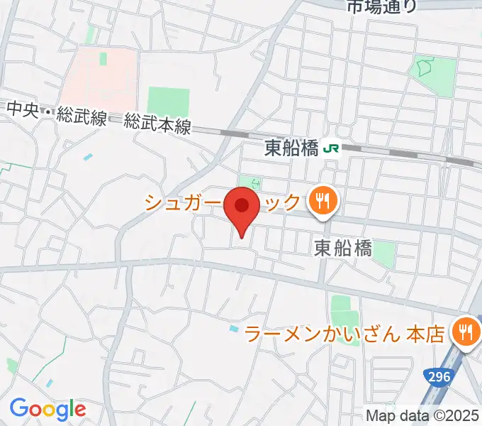 GUITAR LABの地図