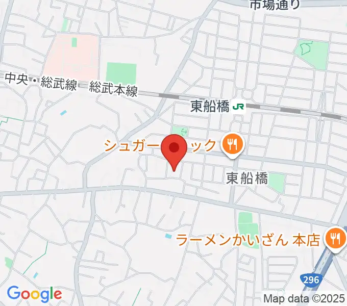 GUITAR LABの地図