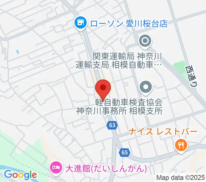 コアアートスクエアの地図