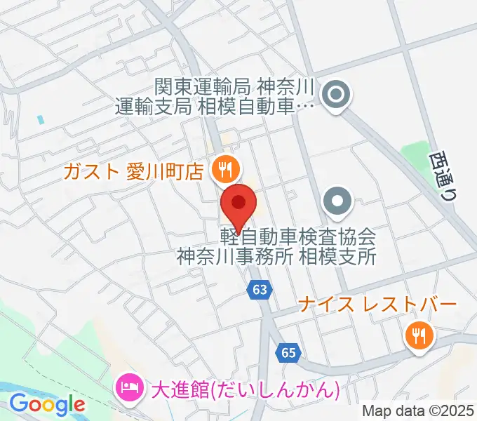 コアアートスクエアの地図