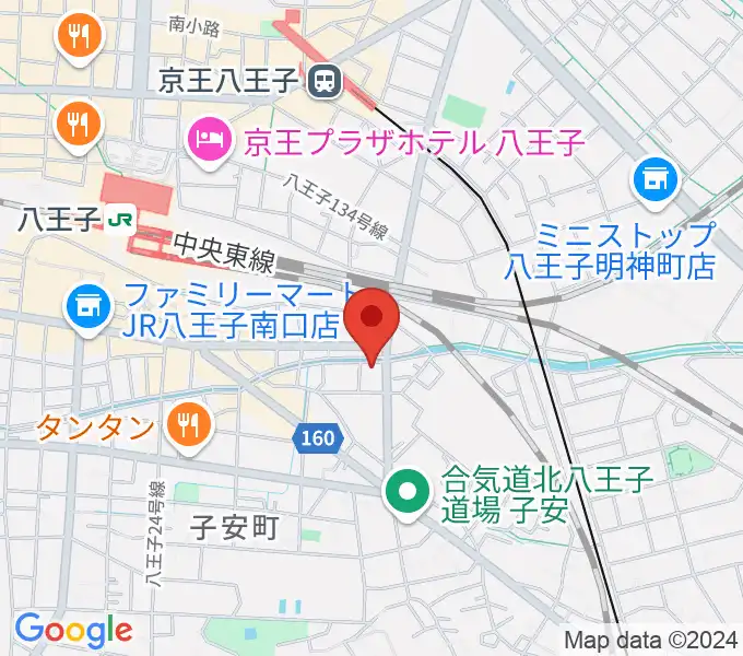 弦楽器専門店 ハイフェッツの地図