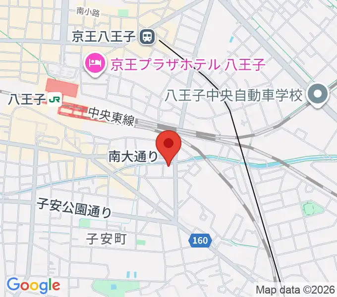 弦楽器専門店 ハイフェッツの地図