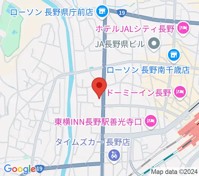 ヒオキ楽器 本店シャコンヌの地図