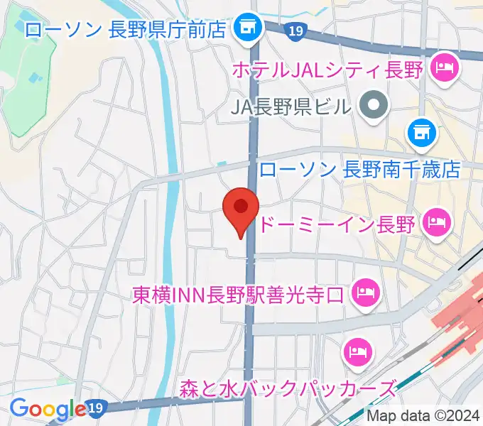 ヒオキ楽器 本店シャコンヌの地図