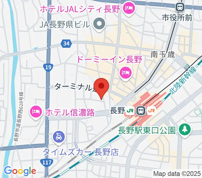 ヒオキ楽器 本店シャコンヌの地図