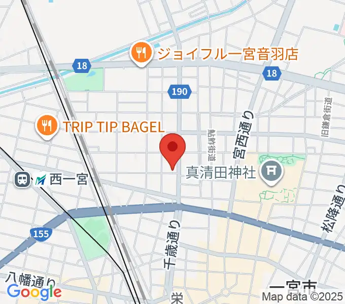音 THE RUNの地図