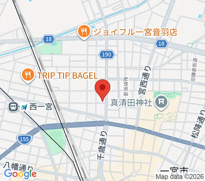 音 THE RUNの地図