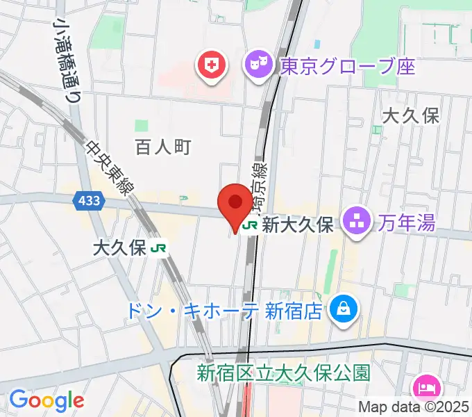 Hyper Guitarsの地図