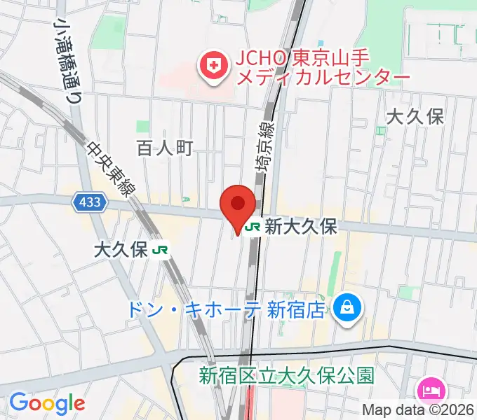 Hyper Guitarsの地図