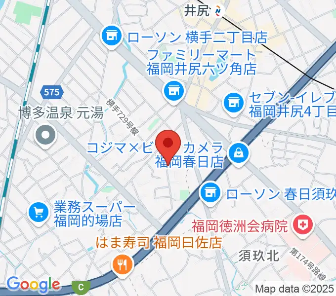 石田ヴァイオリン工房の地図