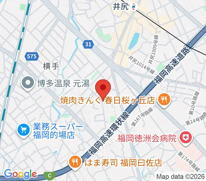 石田ヴァイオリン工房の地図
