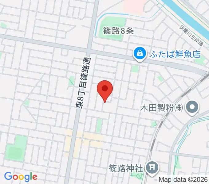 ジャパンテューバセンターの地図