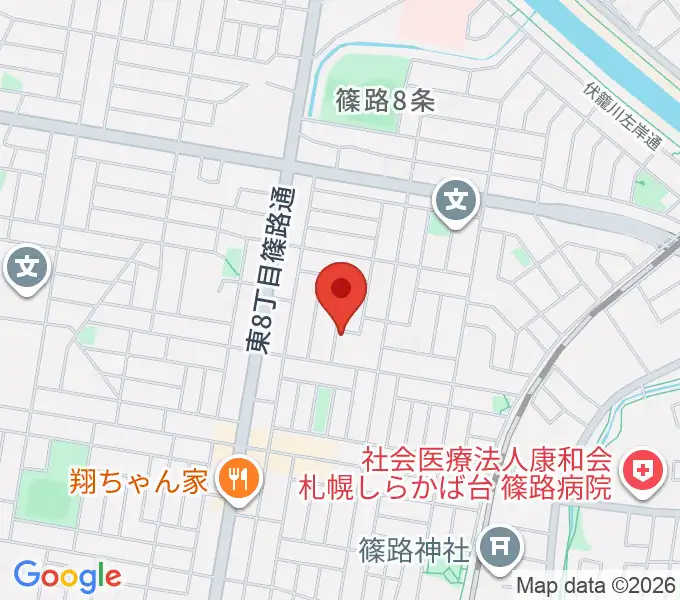 ジャパンテューバセンターの地図