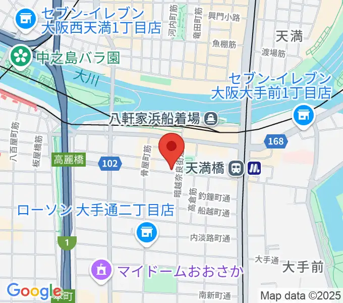 Liuteria-BATOの地図