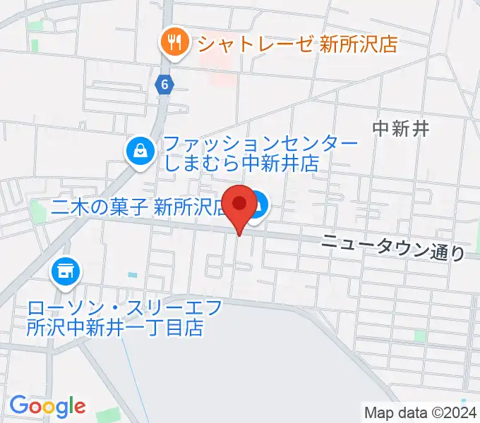 キノシタ楽器の地図