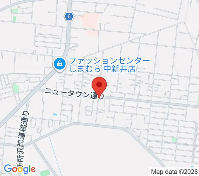 キノシタ楽器の地図