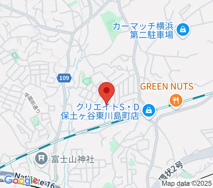 クラビアハウスの地図