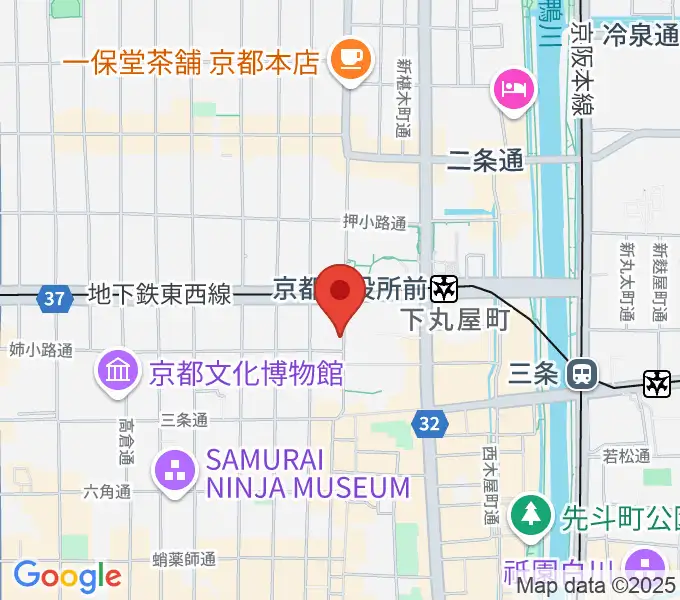民族楽器コイズミの地図