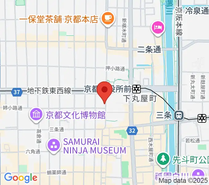 民族楽器コイズミの地図