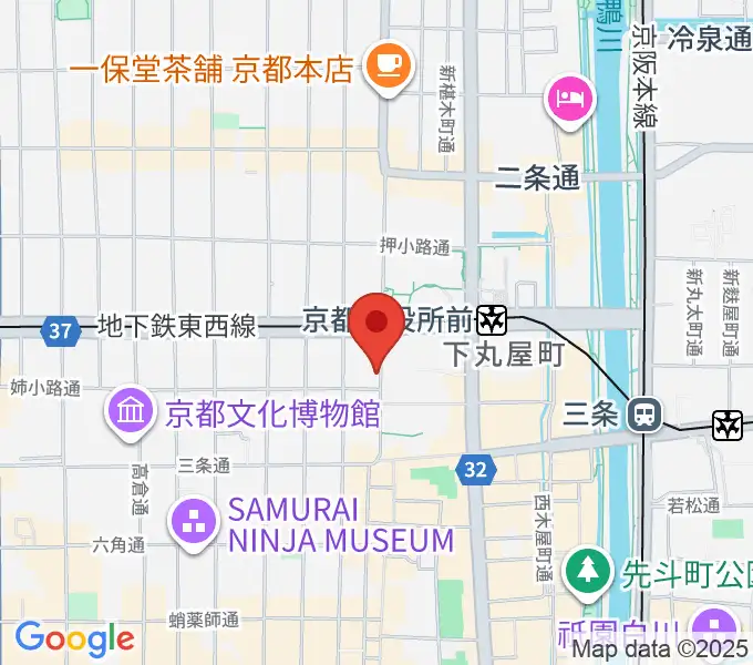 民族楽器コイズミの地図