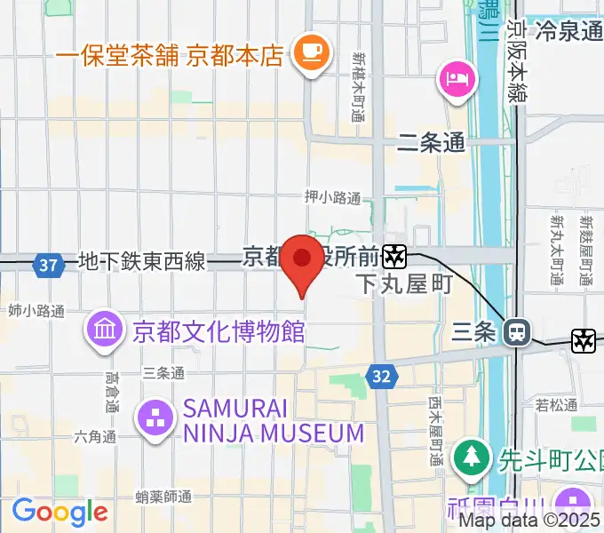 民族楽器コイズミの地図