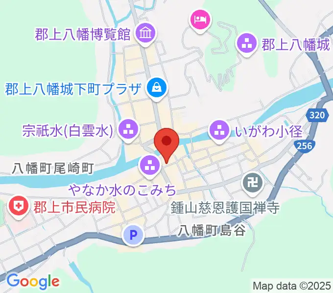 Ksound 小林楽器店の地図