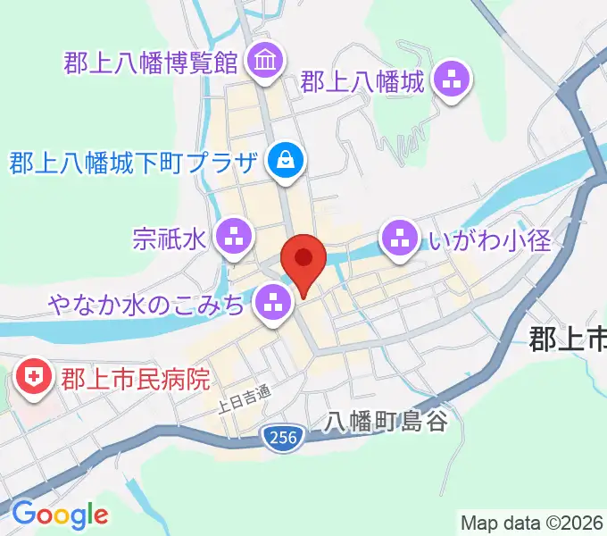 Ksound 小林楽器店の地図