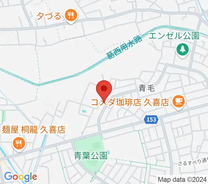 久喜ピアノ調律サービスの地図