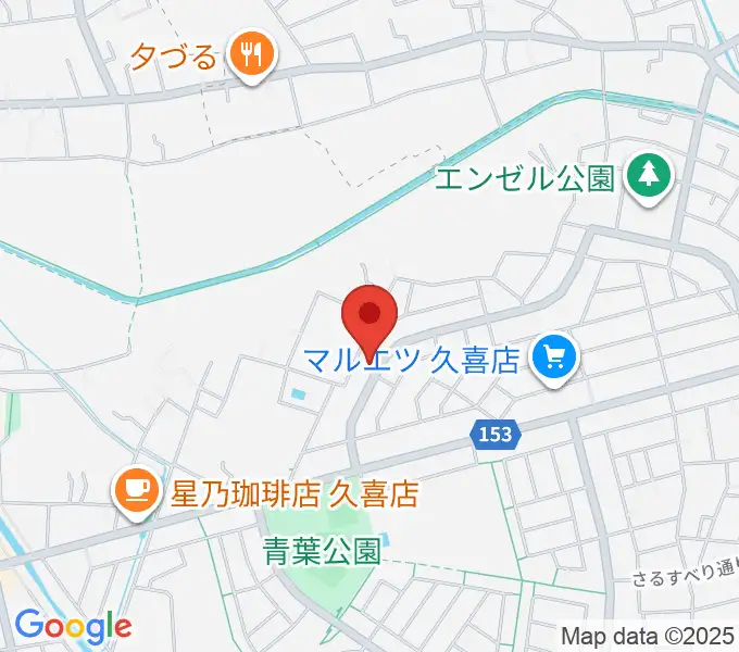 久喜ピアノ調律サービスの地図
